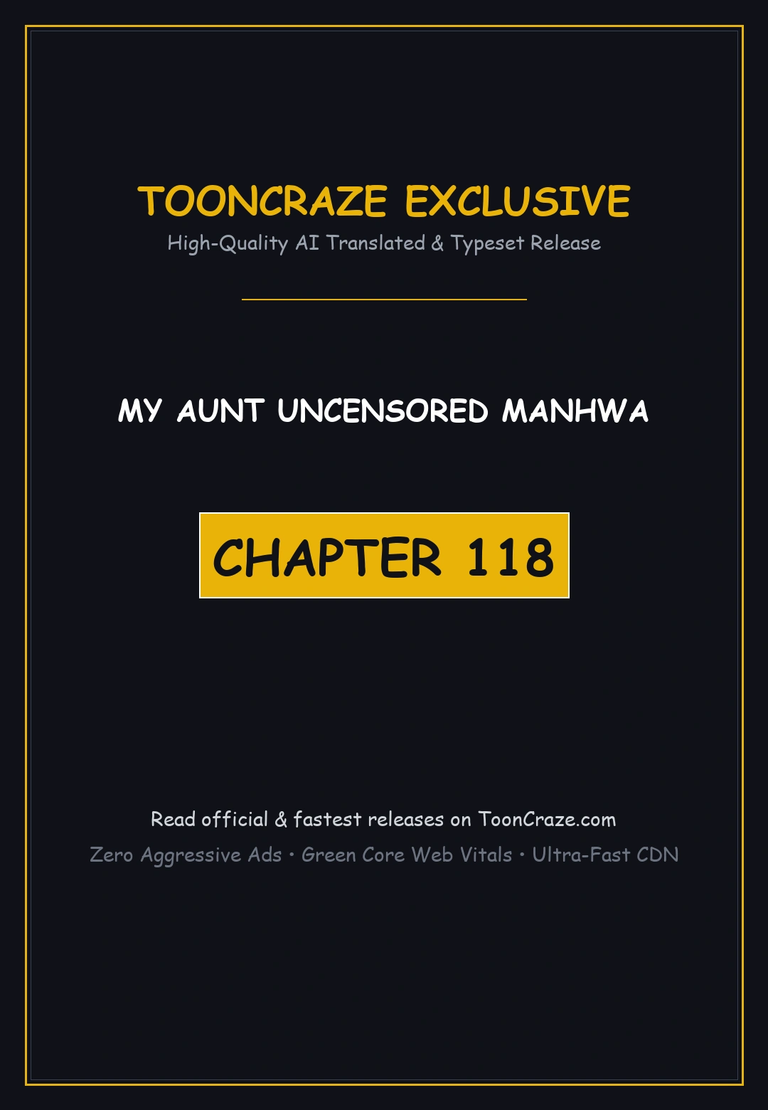 My Aunt Uncensored Manhwa Chapter 118 - Page 1