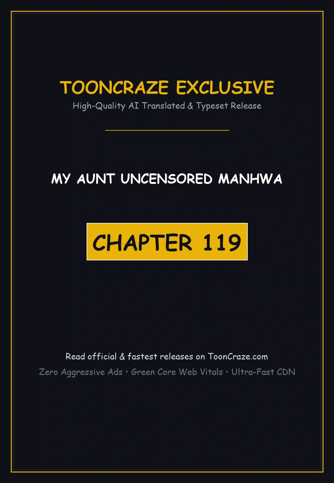 My Aunt Uncensored Manhwa Chapter 119 - Page 1