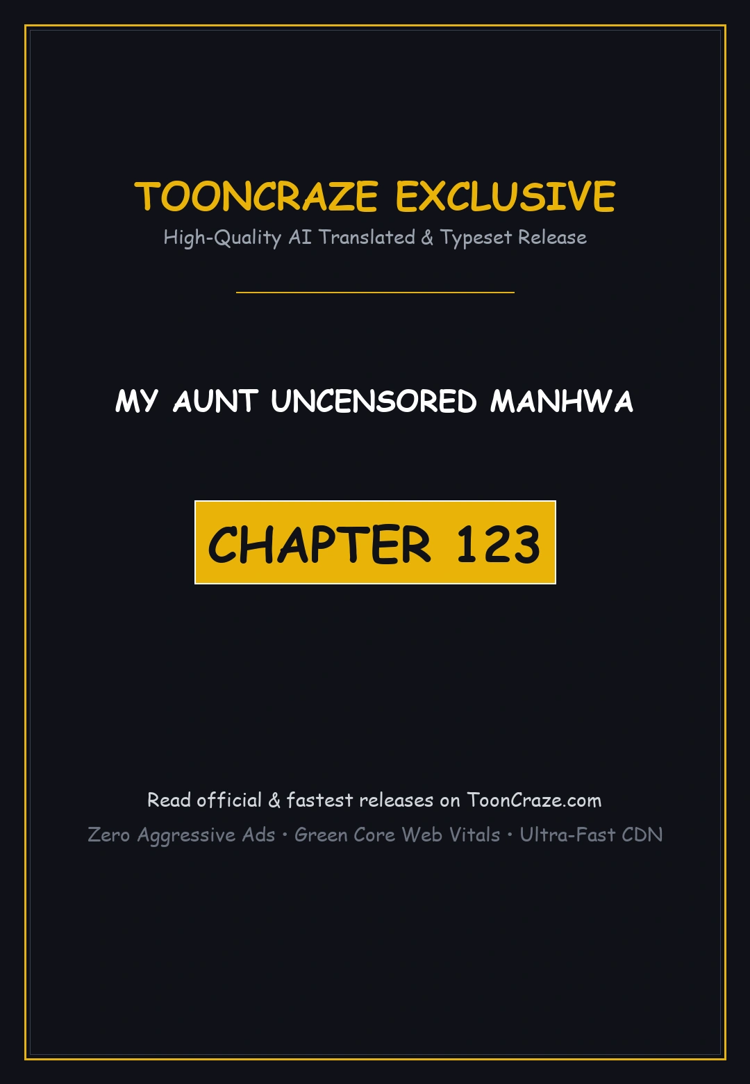 My Aunt Uncensored Manhwa Chapter 123 - Page 1