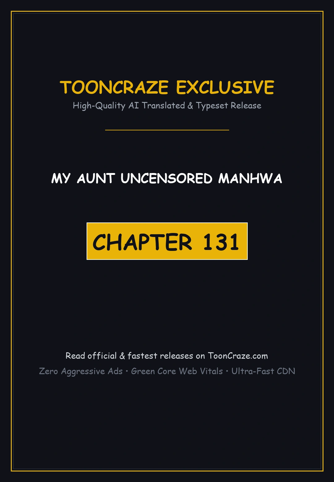 My Aunt Uncensored Manhwa Chapter 131 - Page 1