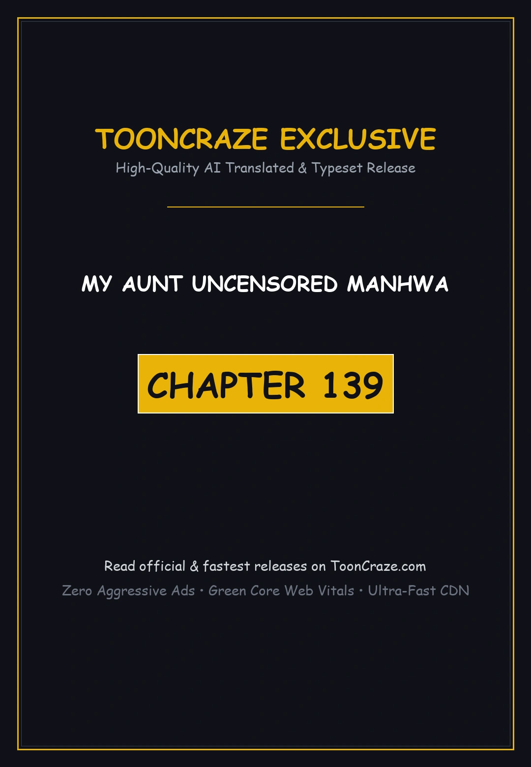 My Aunt Uncensored Manhwa Chapter 139 - Page 1