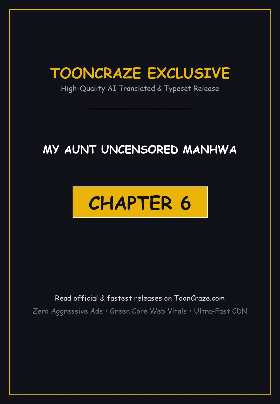 My Aunt Uncensored Manhwa Chapter 6 - Page 1