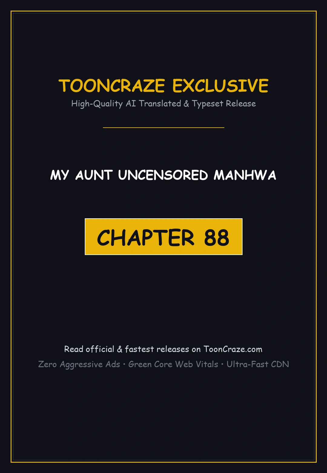My Aunt Uncensored Manhwa Chapter 88 - Page 1