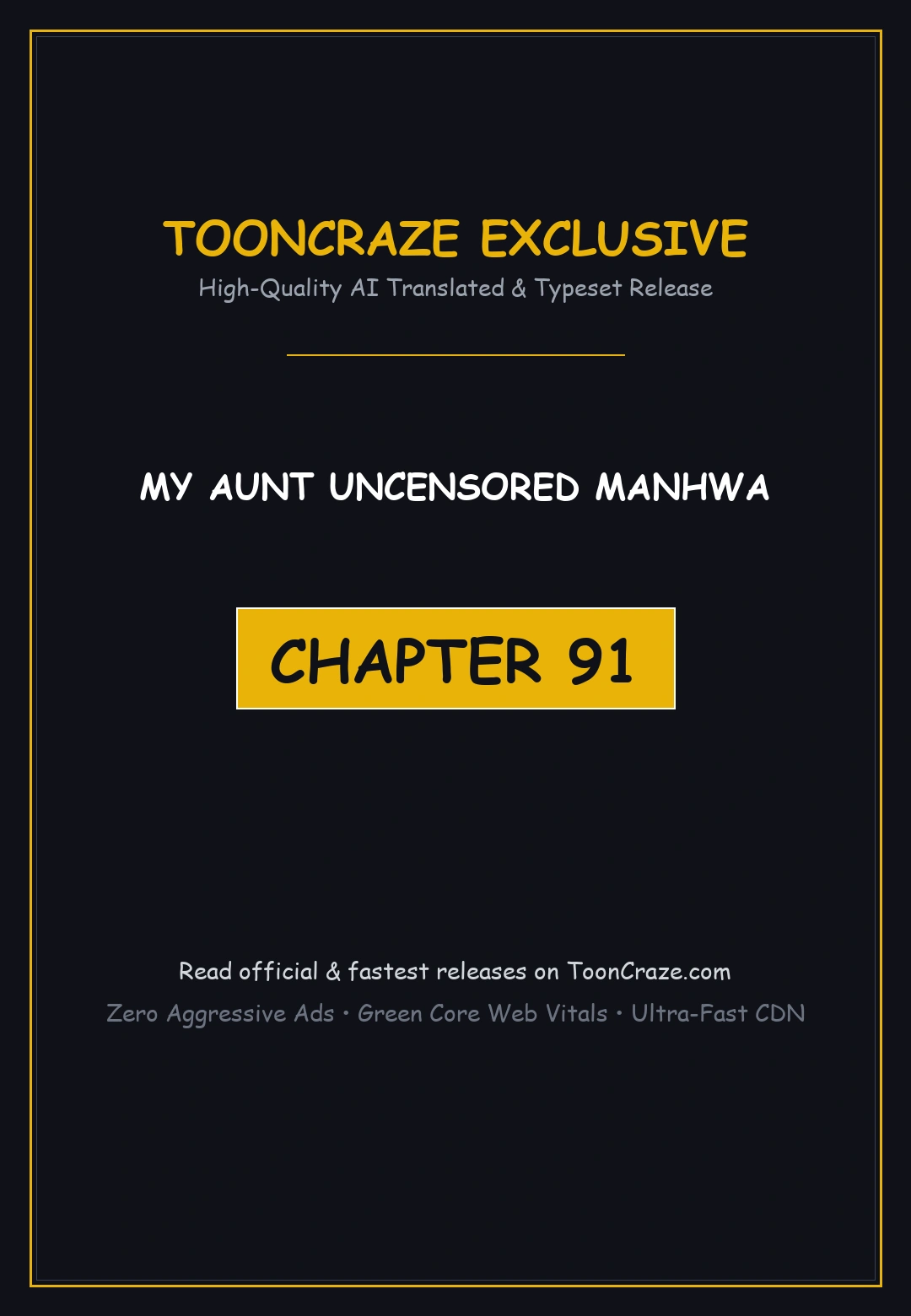 My Aunt Uncensored Manhwa Chapter 91 - Page 1