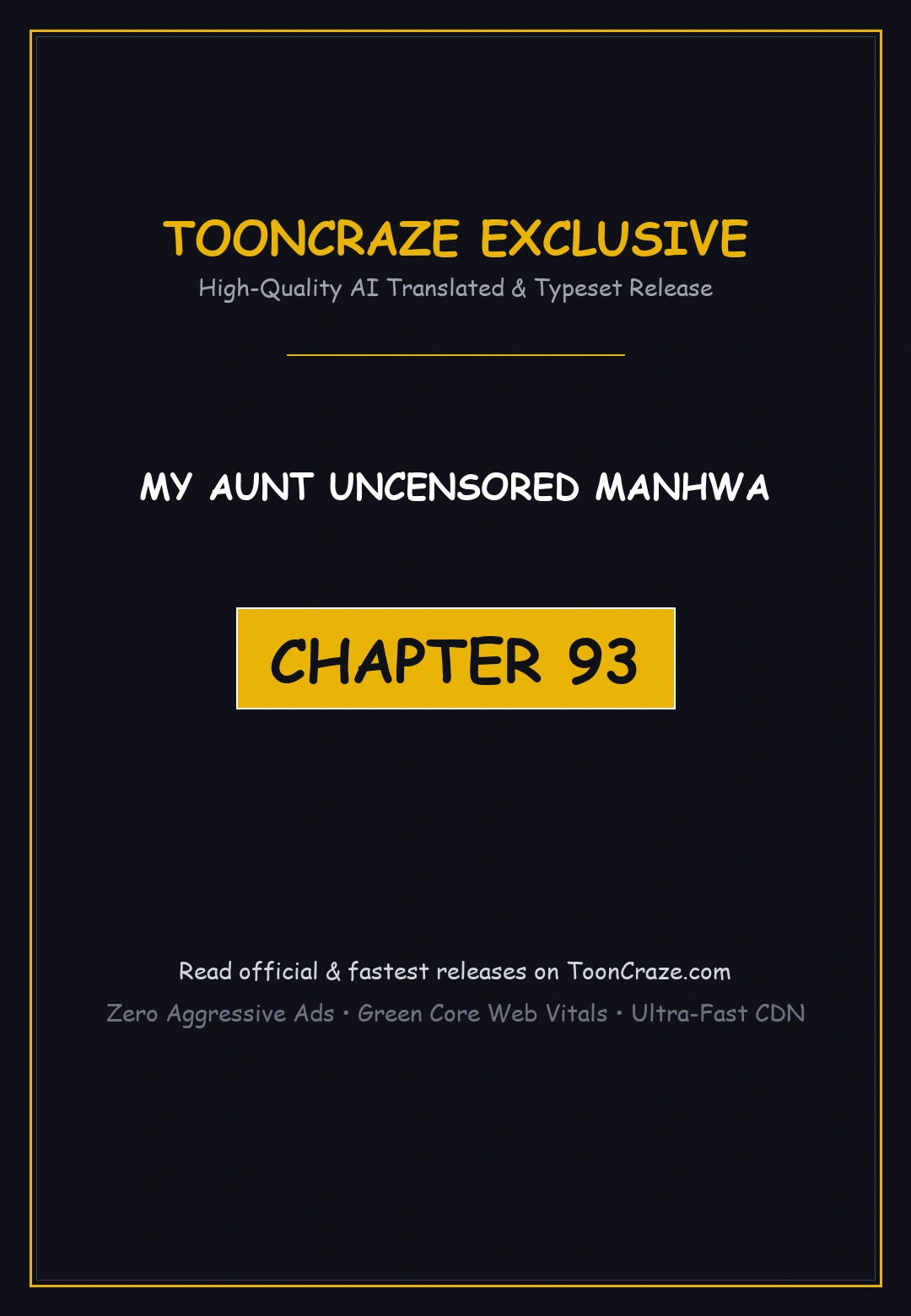 My Aunt Uncensored Manhwa Chapter 93 - Page 1