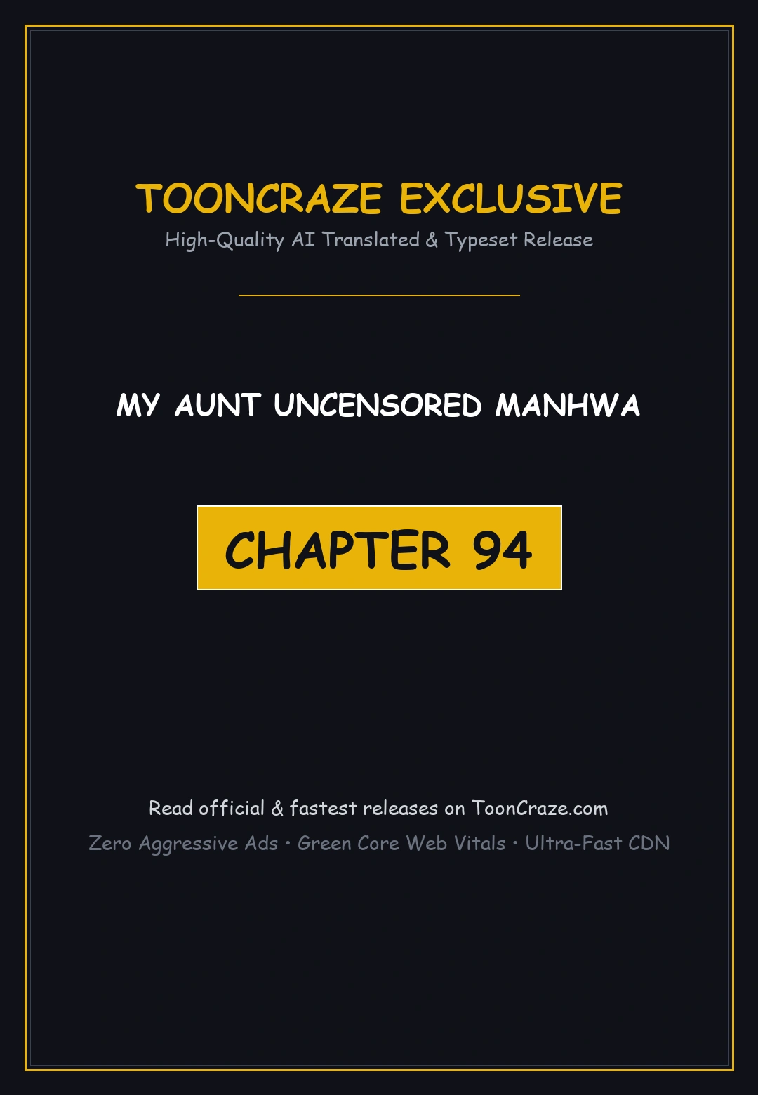 My Aunt Uncensored Manhwa Chapter 94 - Page 1