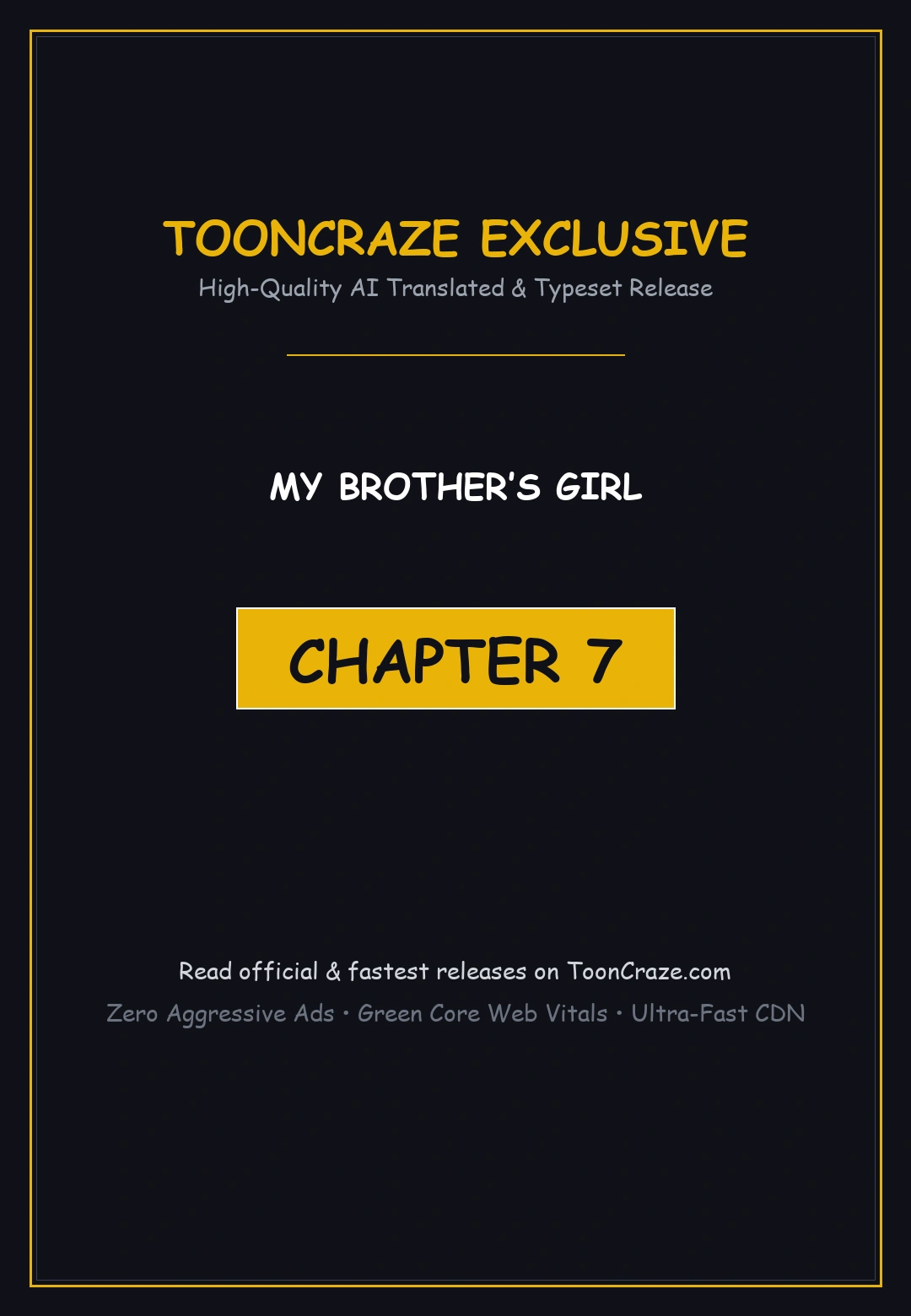 My Brothers Girl Chapter 7 - Page 1