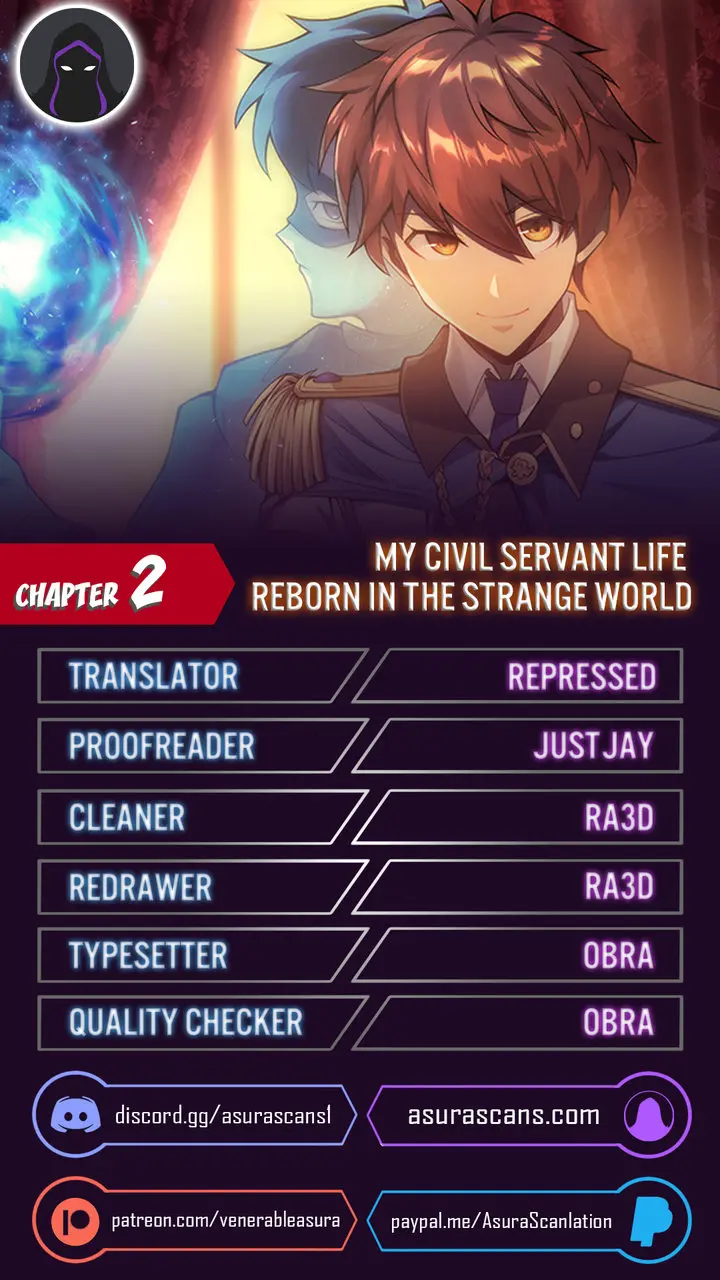 My Civil Servant Life Reborn In The Strange World Beaabc Chapter 2 - Page 1