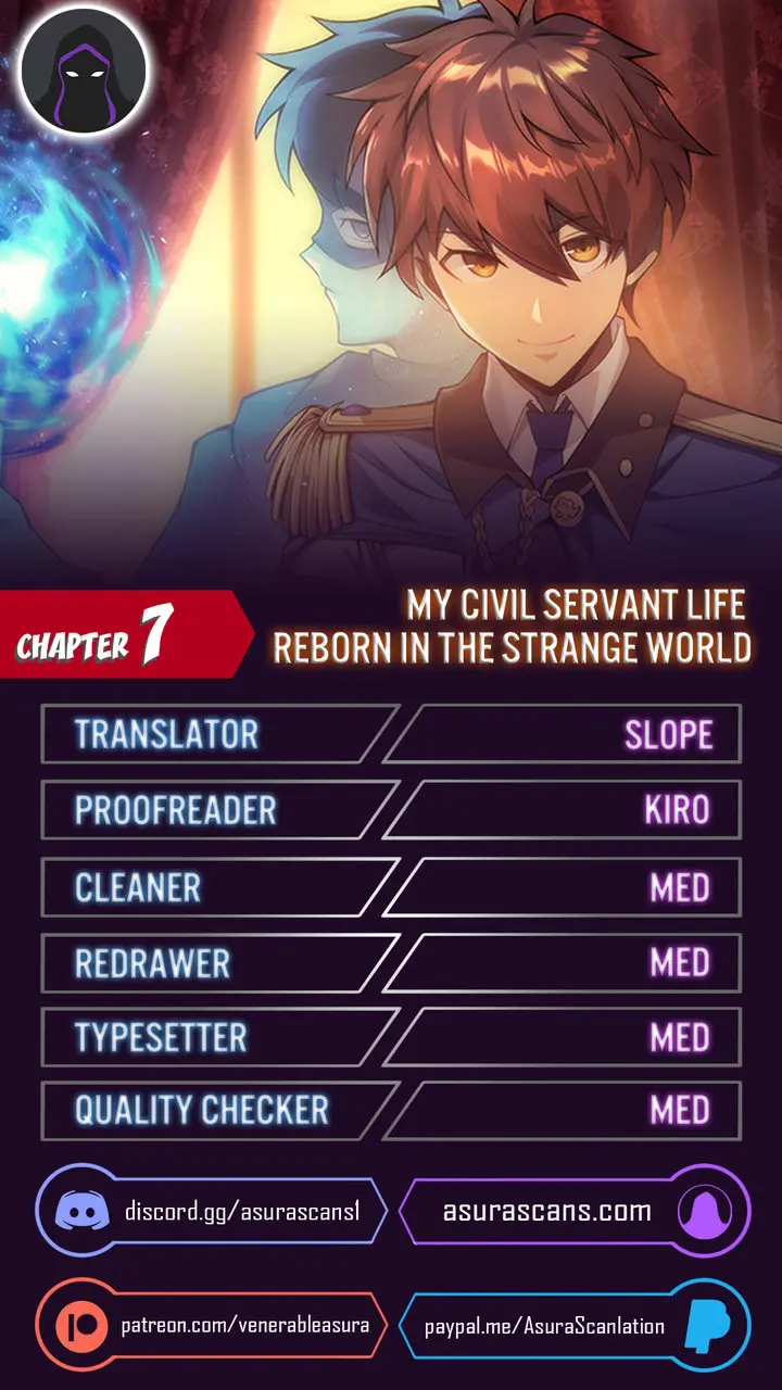 My Civil Servant Life Reborn In The Strange World Beaabc Chapter 7 - Page 1