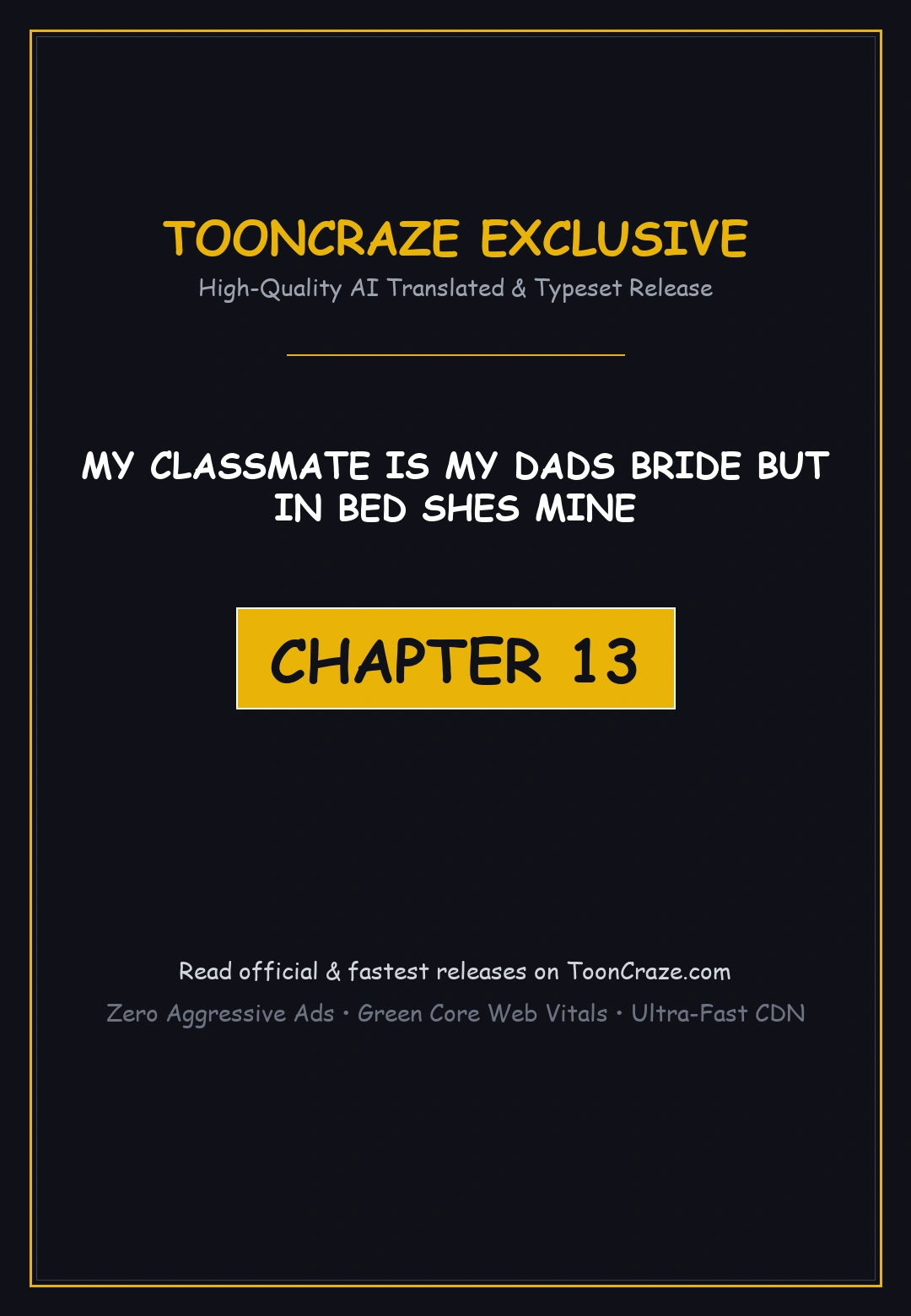 My Classmate Is My Dads Bride But In Bed Shes Mine Chapter 13 - Page 1