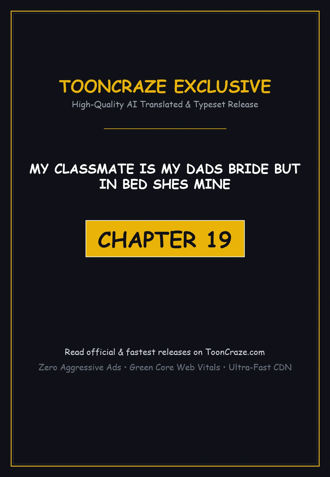 My Classmate Is My Dads Bride But In Bed Shes Mine Chapter 19 - Page 1