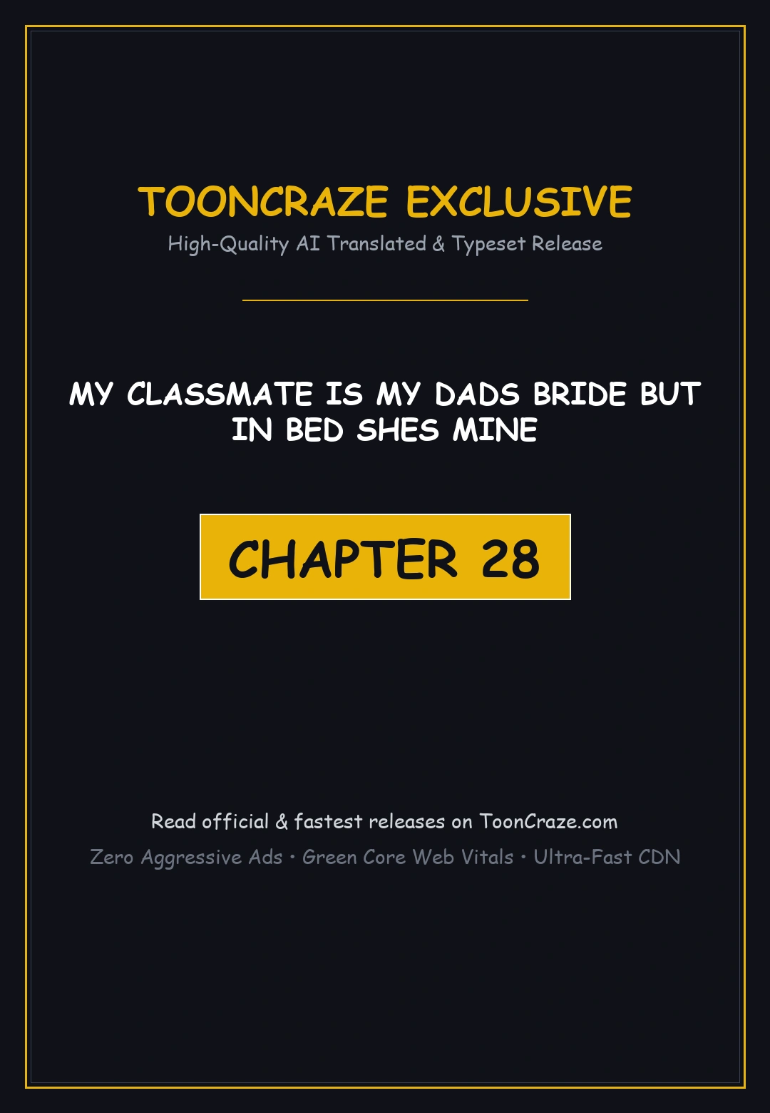 My Classmate Is My Dads Bride But In Bed Shes Mine Chapter 28 - Page 1