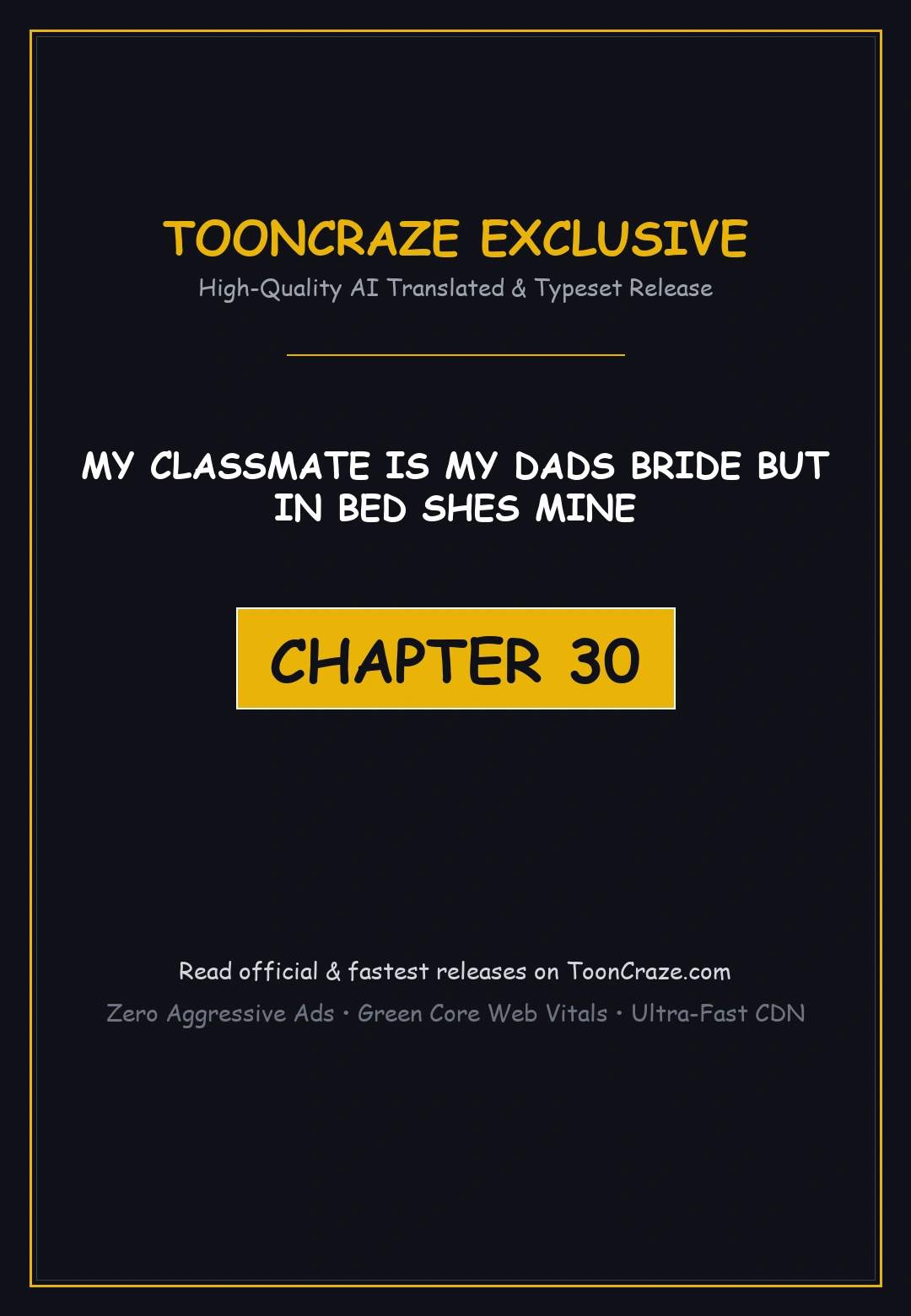 My Classmate Is My Dads Bride But In Bed Shes Mine Chapter 30 - Page 1