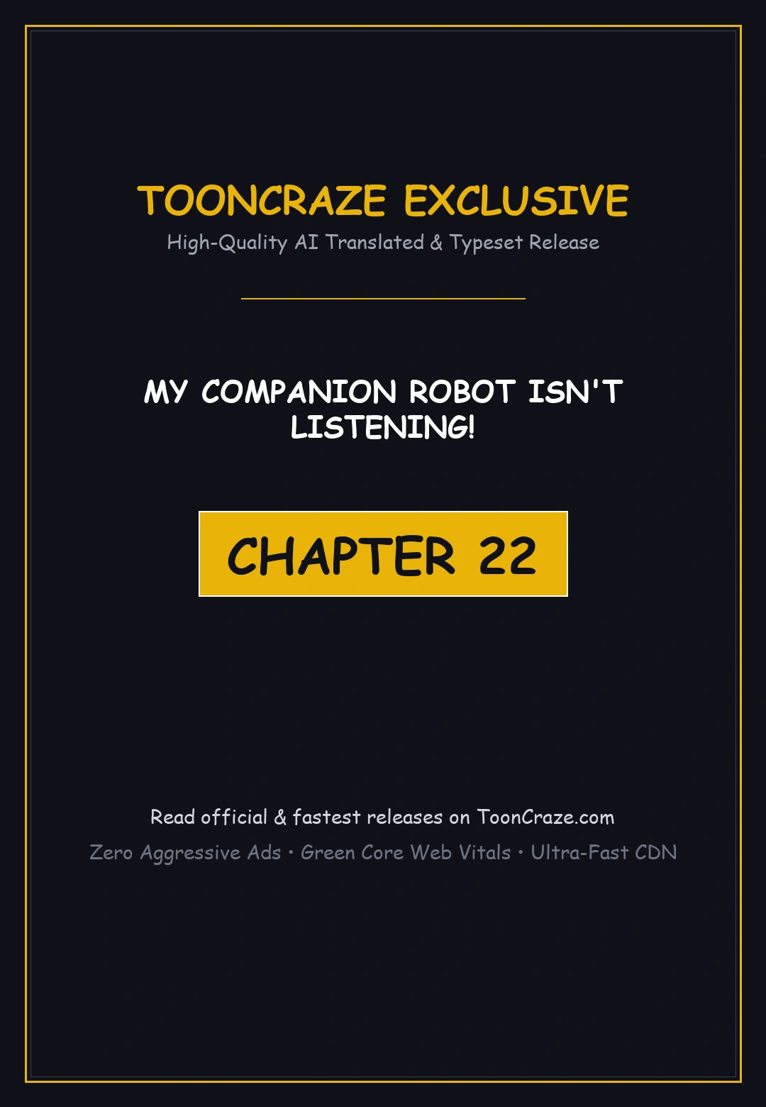 My Companion Robot Isn T Listening Chapter 22 - Page 1