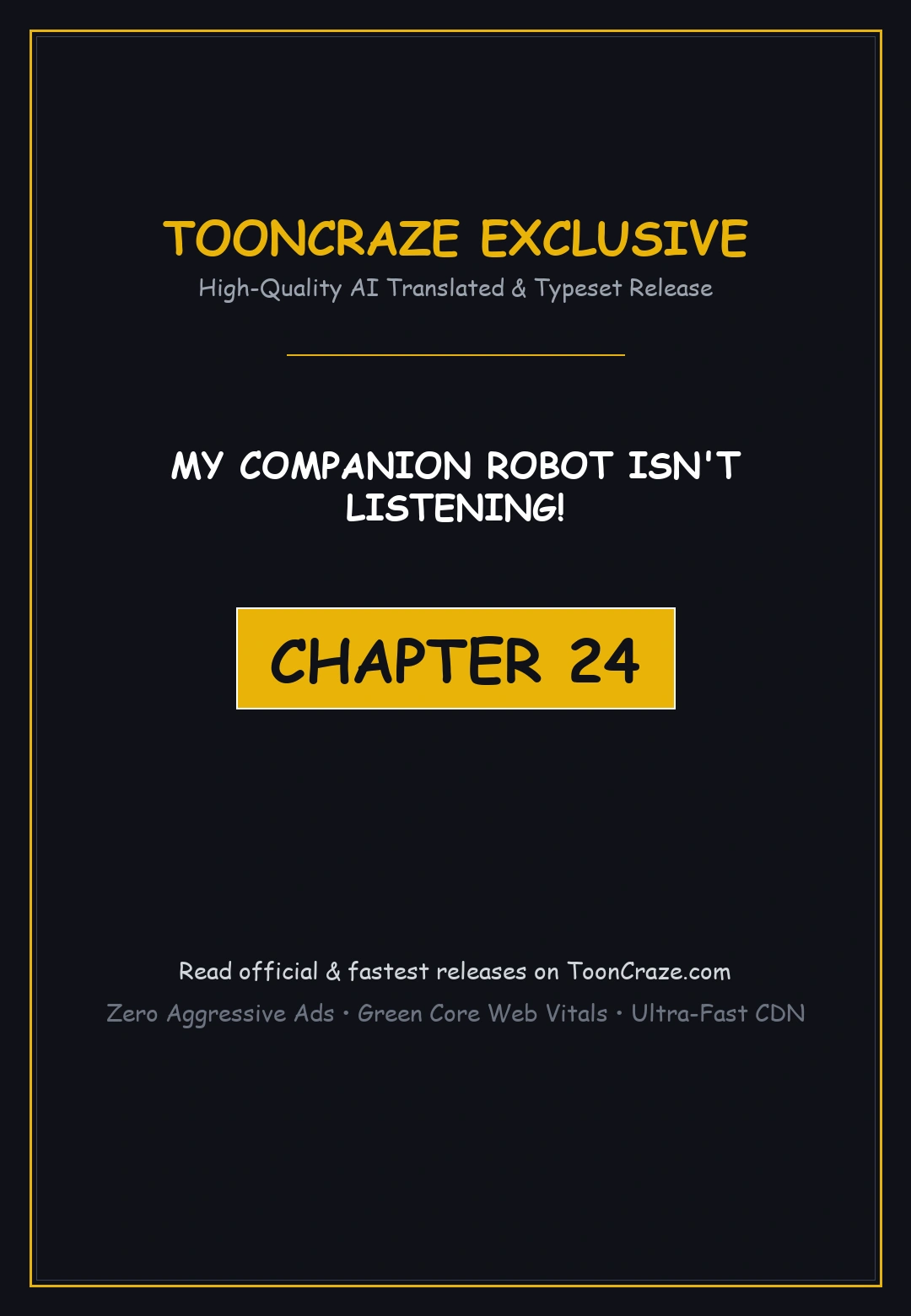 My Companion Robot Isn T Listening Chapter 24 - Page 1