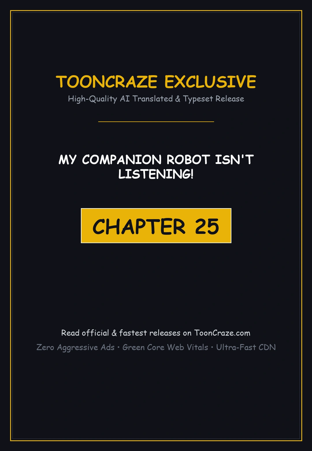 My Companion Robot Isn T Listening Chapter 25 - Page 1