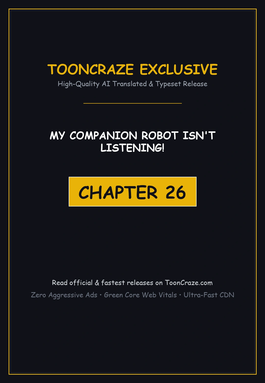 My Companion Robot Isn T Listening Chapter 26 - Page 1