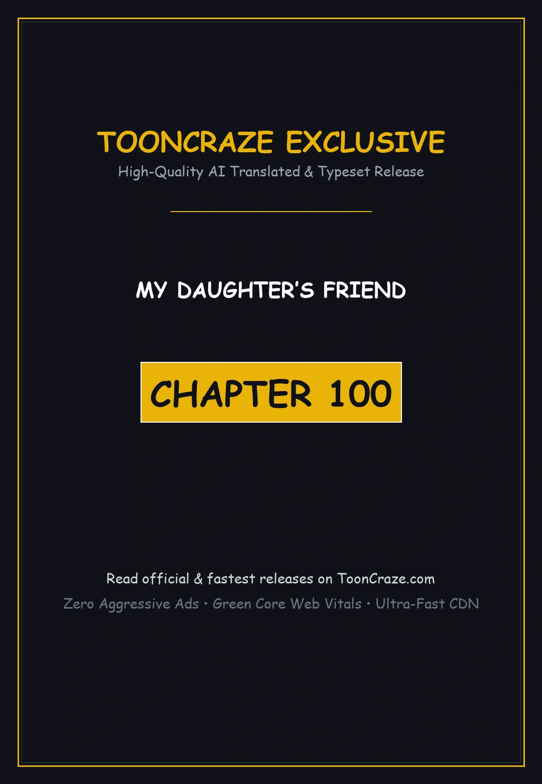 My Daughters Friend Chapter 100 - Page 1