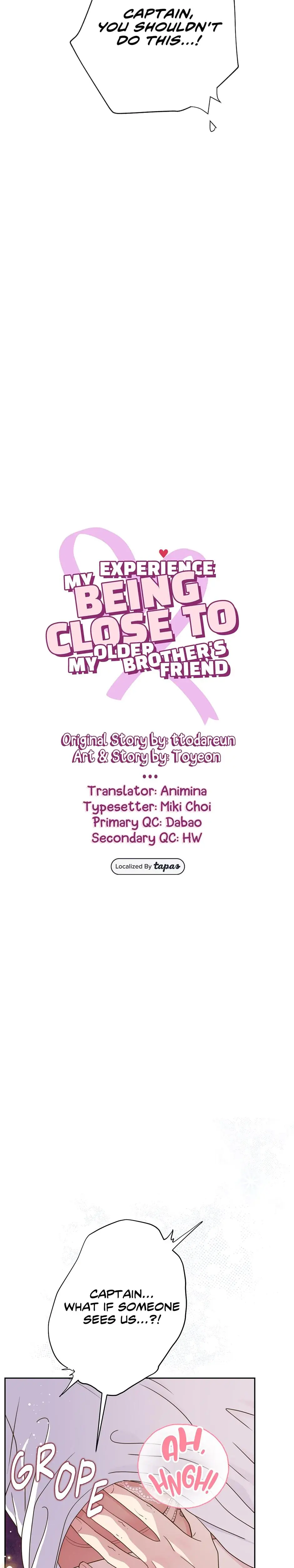 My Experience Being Close To My Older Brothers Friend Chapter 25 - Page 3