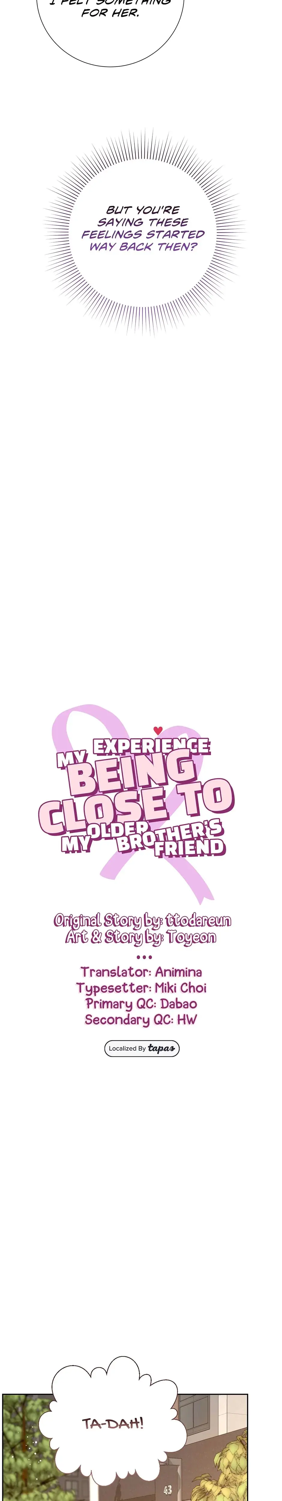My Experience Being Close To My Older Brothers Friend Chapter 39 - Page 3