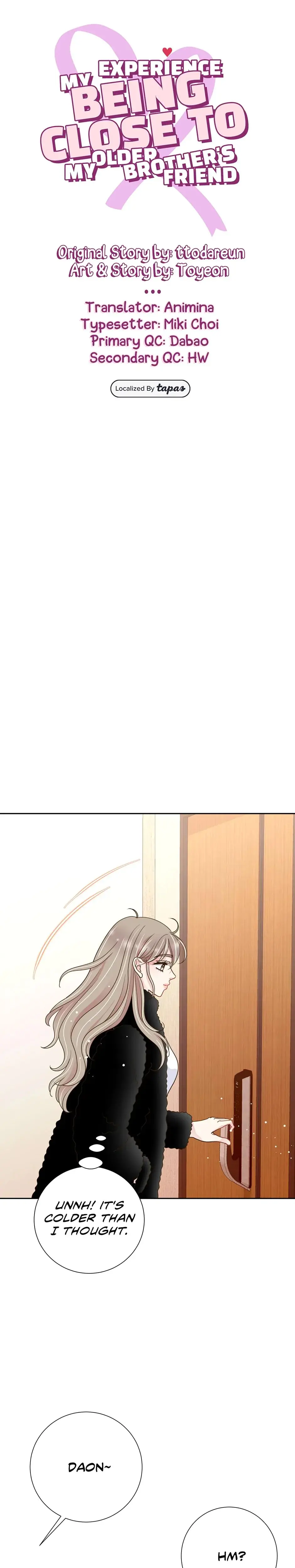 My Experience Being Close To My Older Brothers Friend Chapter 42 - Page 14