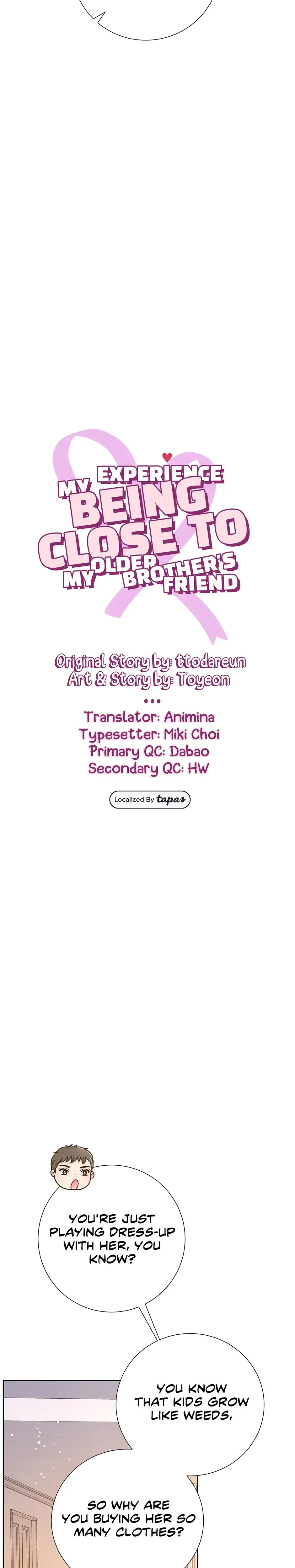 My Experience Being Close To My Older Brothers Friend Chapter 53 - Page 6