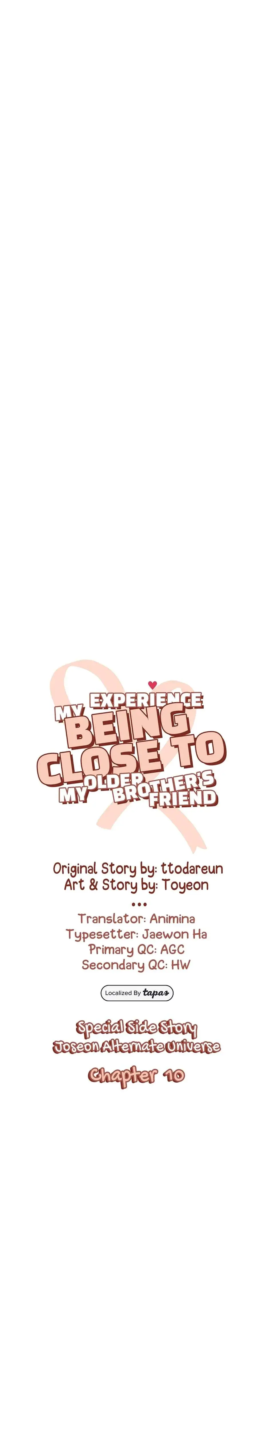 My Experience Being Close To My Older Brothers Friend Chapter 72 - Page 10