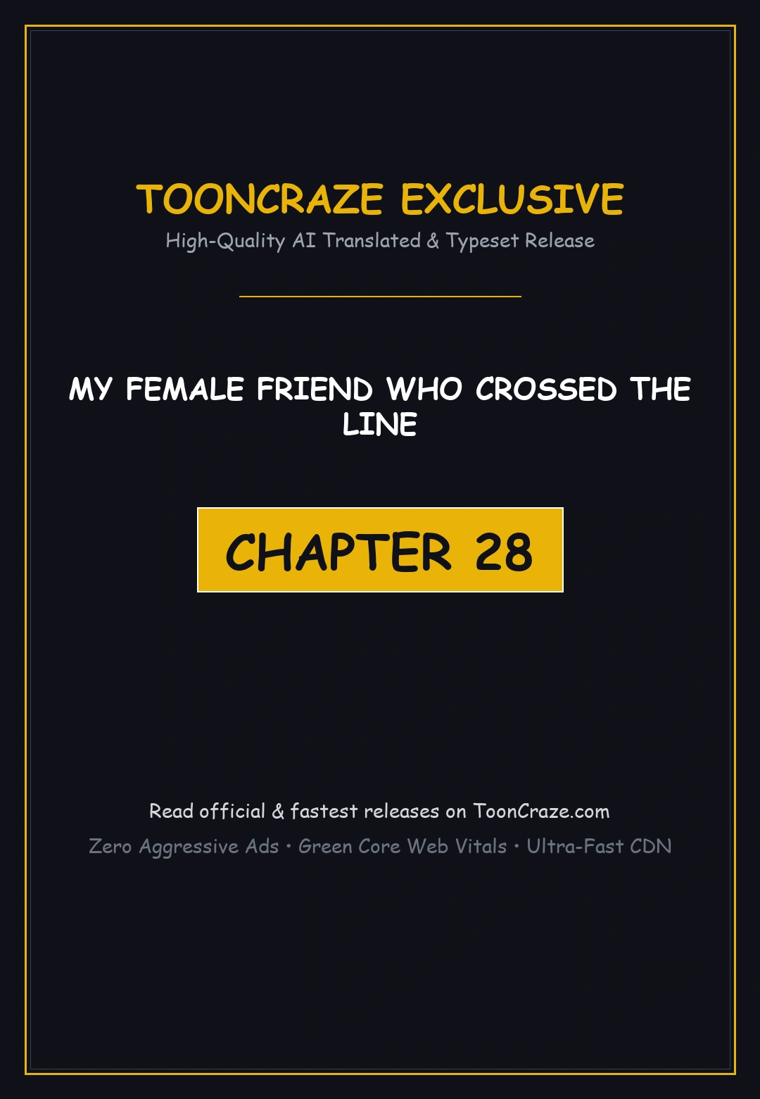 My Female Friend Who Crossed The Line Bfabbb Chapter 28 - Page 1