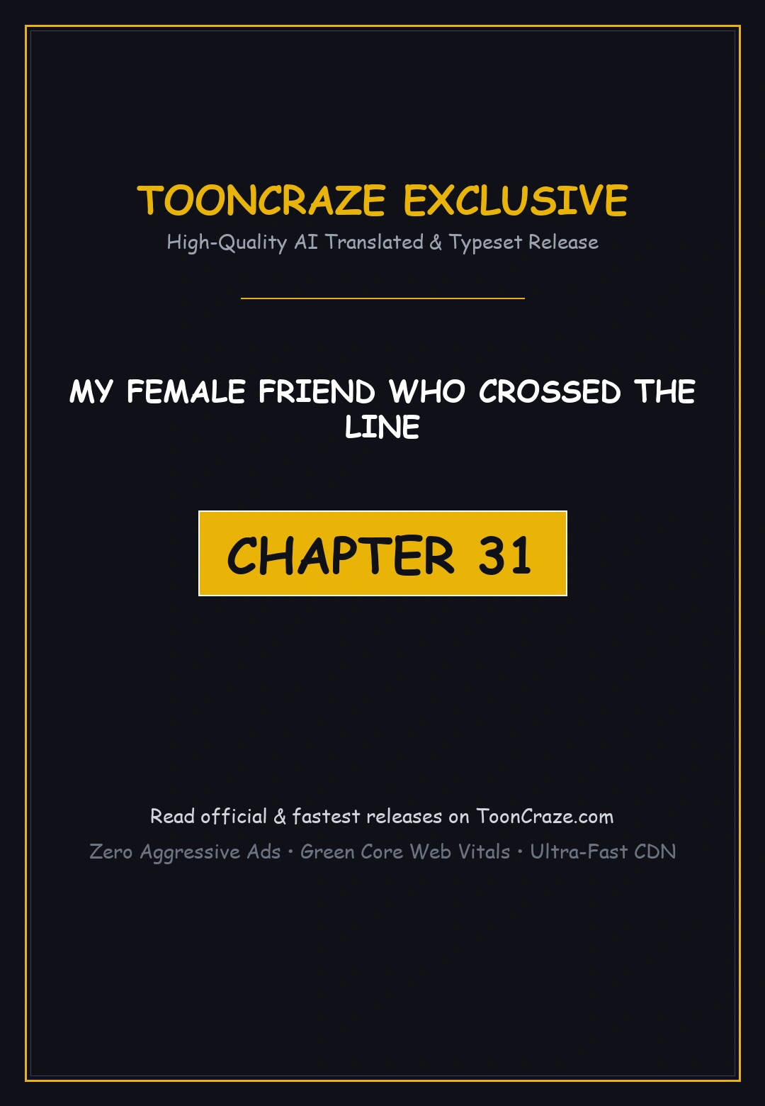 My Female Friend Who Crossed The Line Bfabbb Chapter 31 - Page 1