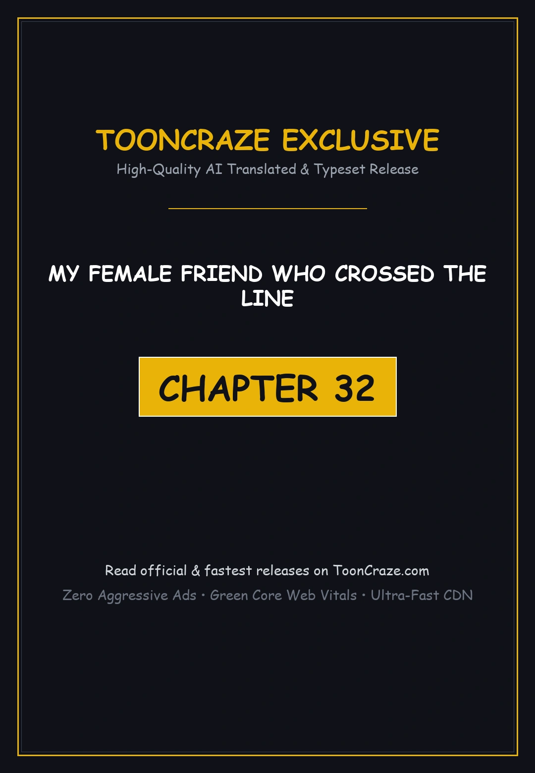My Female Friend Who Crossed The Line Bfabbb Chapter 32 - Page 1