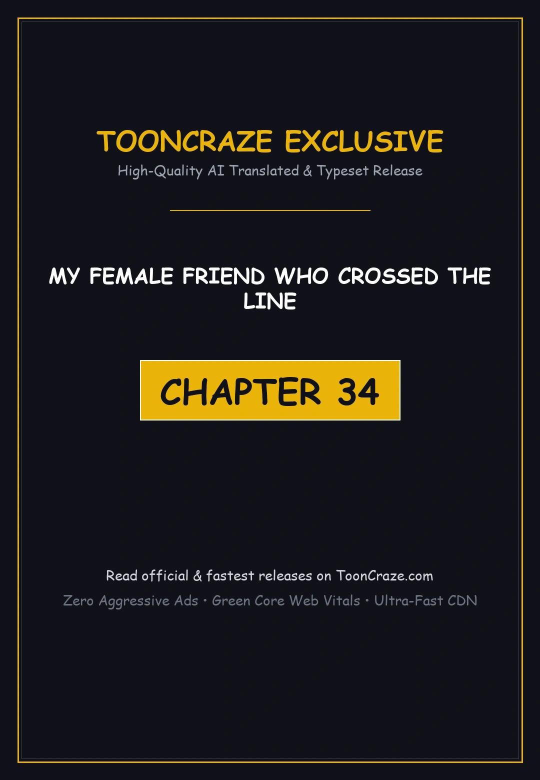 My Female Friend Who Crossed The Line Bfabbb Chapter 34 - Page 1