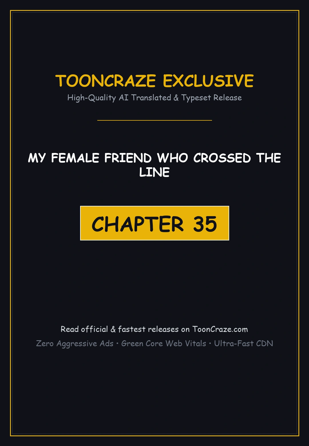 My Female Friend Who Crossed The Line Bfabbb Chapter 35 - Page 1