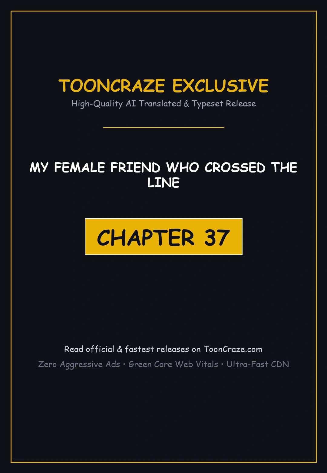 My Female Friend Who Crossed The Line Bfabbb Chapter 37 - Page 1