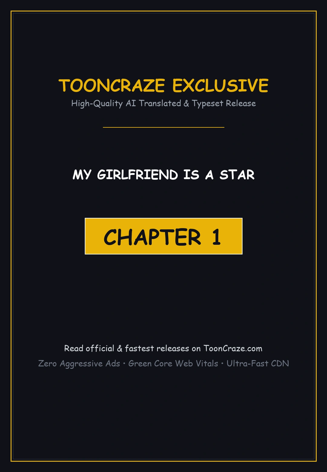 My Girlfriend Is A Star Chapter 1 - Page 1