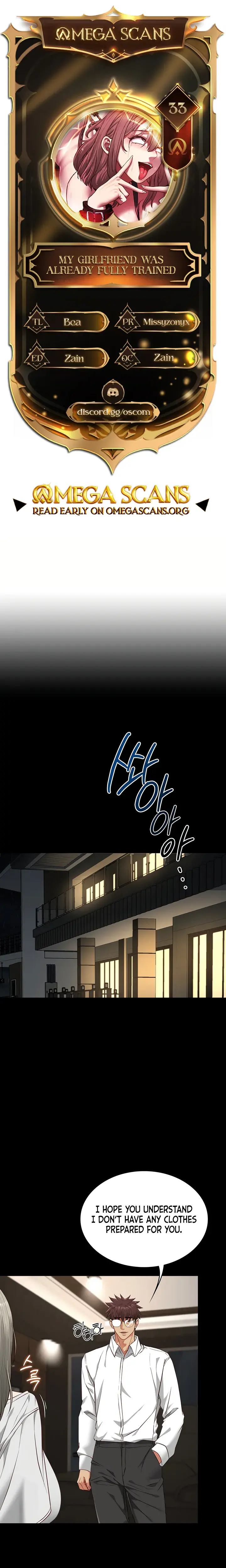 My Girlfriend Was Already Fully Trained Chapter 33 - Page 1