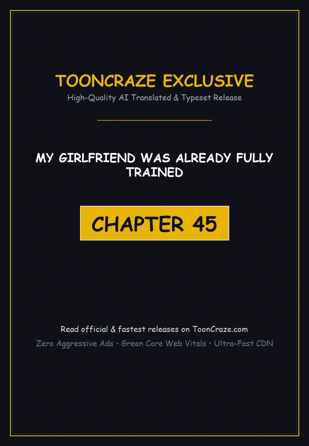 My Girlfriend Was Already Fully Trained Chapter 45 - Page 1