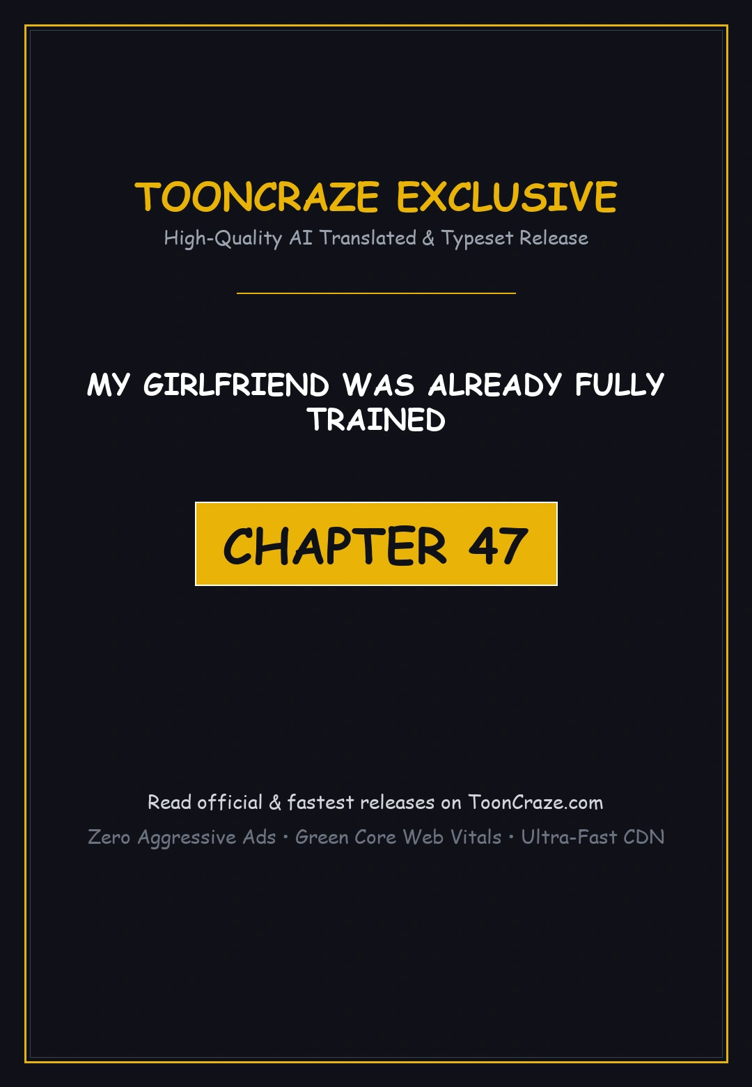 My Girlfriend Was Already Fully Trained Chapter 47 - Page 1