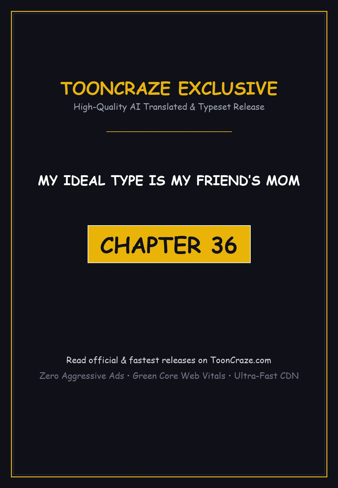 My Ideal Type Is My Friends Mom Chapter 36 - Page 1