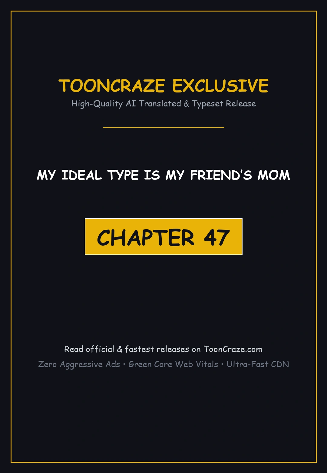My Ideal Type Is My Friends Mom Chapter 47 - Page 1