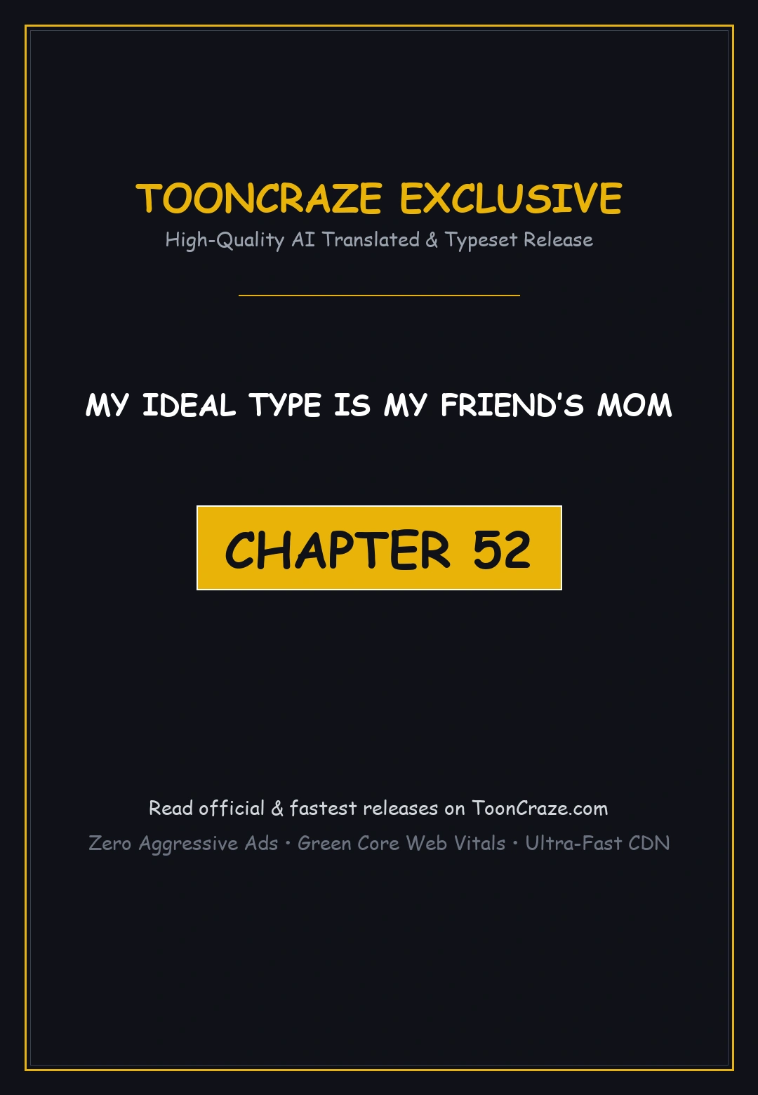 My Ideal Type Is My Friends Mom Chapter 52 - Page 1