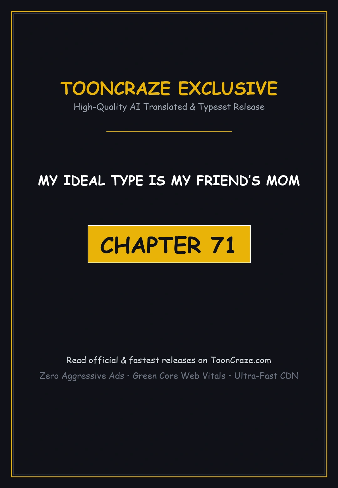 My Ideal Type Is My Friends Mom Chapter 71 - Page 1