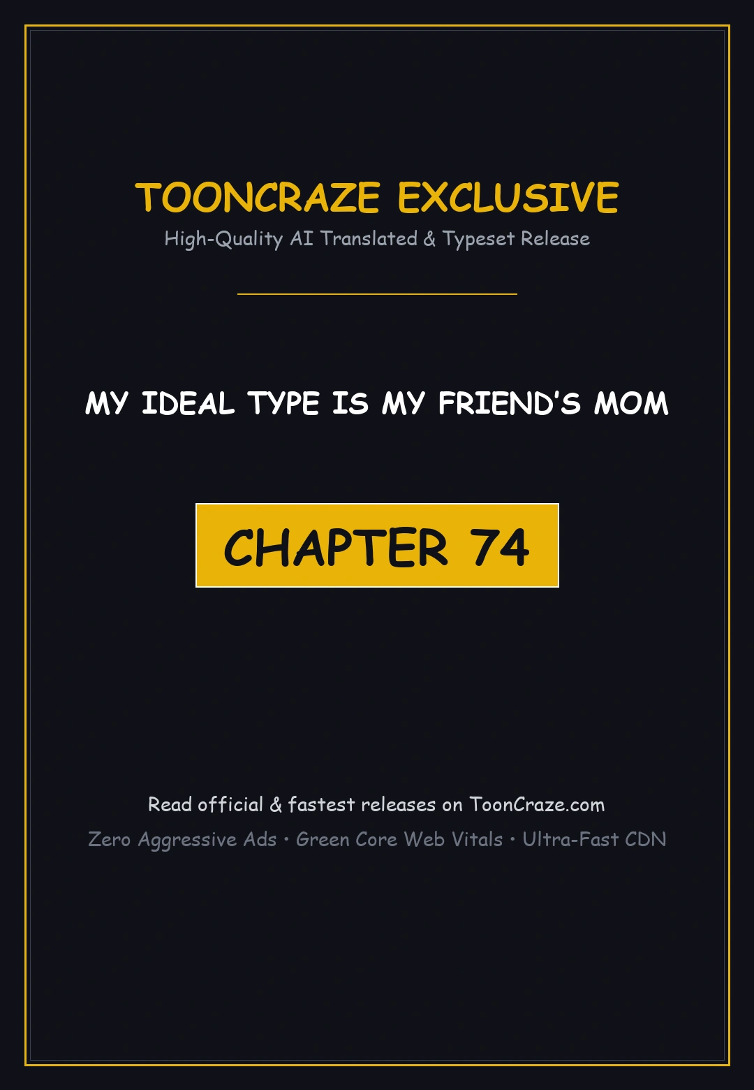 My Ideal Type Is My Friends Mom Chapter 74 - Page 1