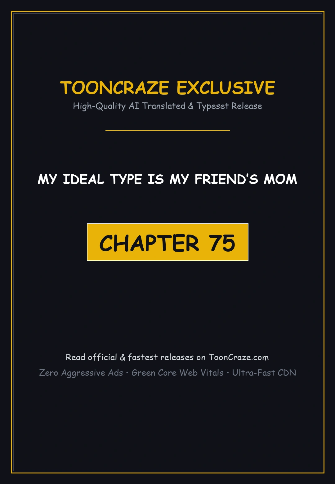 My Ideal Type Is My Friends Mom Chapter 75 - Page 1