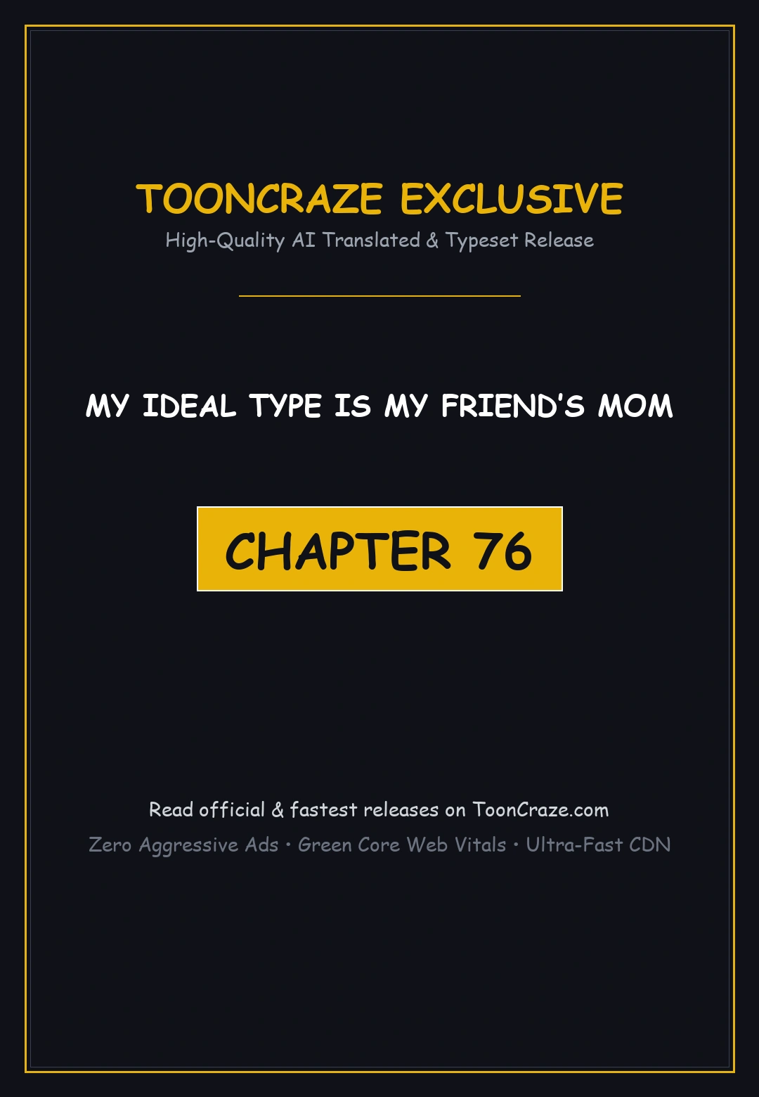 My Ideal Type Is My Friends Mom Chapter 76 - Page 1