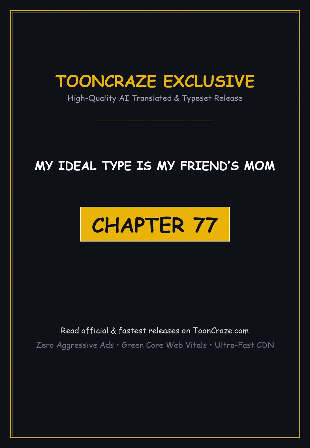 My Ideal Type Is My Friends Mom Chapter 77 - Page 1