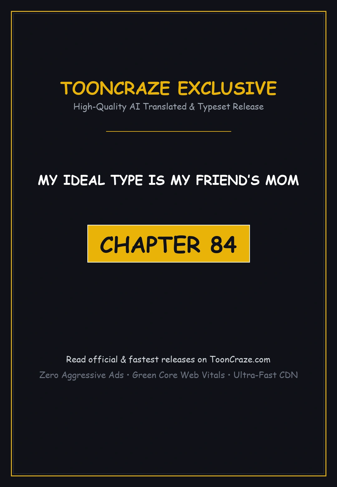 My Ideal Type Is My Friends Mom Chapter 84 - Page 1