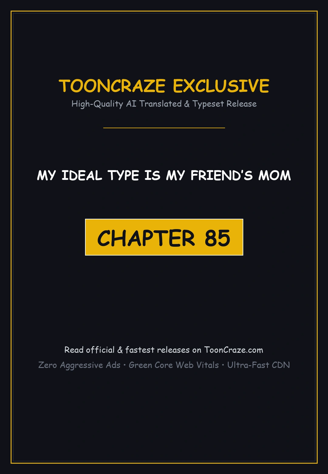 My Ideal Type Is My Friends Mom Chapter 85 - Page 1