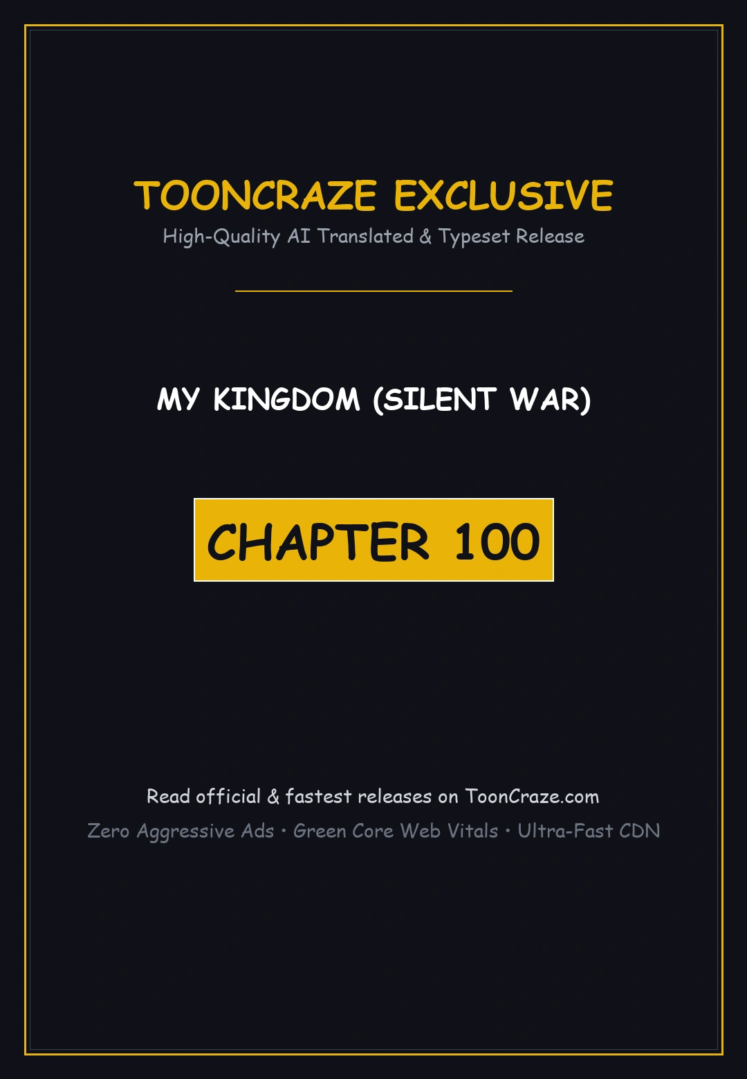 My Kingdom Silent War Chapter 100 - Page 1
