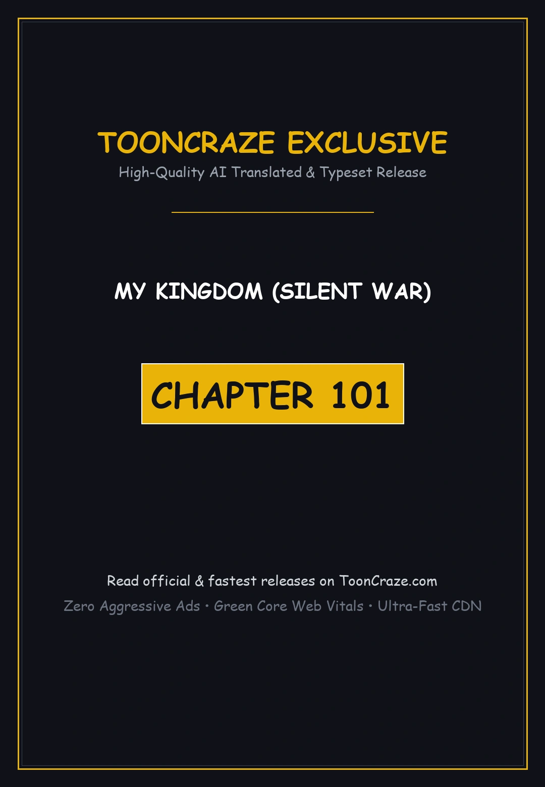 My Kingdom Silent War Chapter 101 - Page 1