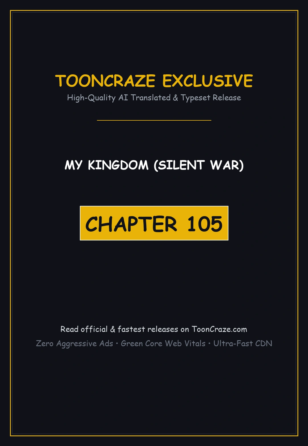 My Kingdom Silent War Chapter 105 - Page 1